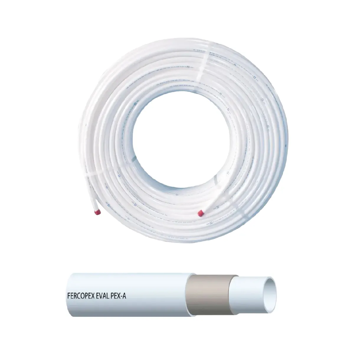 Tubo FERCO PEX-A EVOH 20x1,9 Rollo 200m