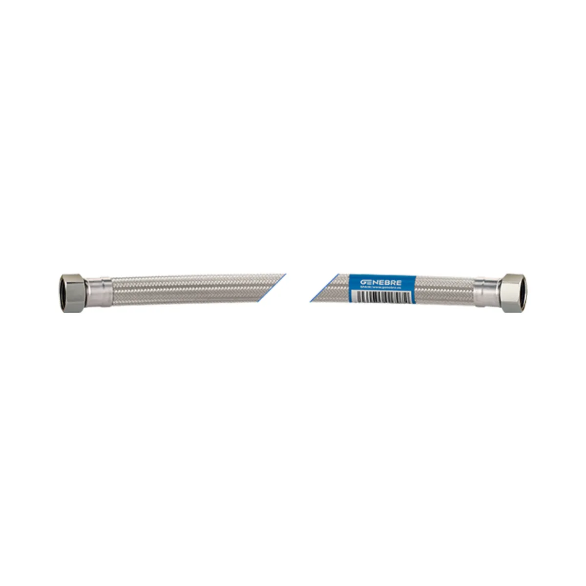 Tubo flexo agua GENEBRE H-1/2" H-1/2" DN13 20 cm
