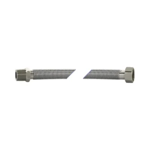 Tubo flexo extensible agua M-H 1/2" DN15 75-160 cm