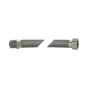 Tubo flexo extensible agua M-H 3/4" DN20 40-80 cm