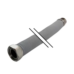 Tubo flexo extensible agua aislado M-H 1/2" DN15 30-60 cm