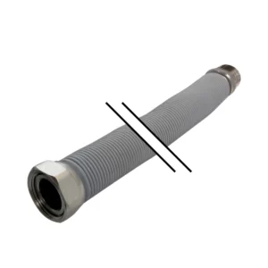 Tubo flexo extensible agua aislado M-H 1/2" DN15 75-150 cm