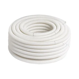 Tubo desagüe anillado VECAMCO Ø16 mm Blanco - Rollo 30 m