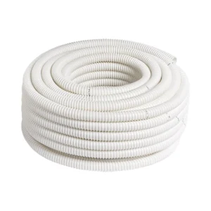 Tubo desagüe anillado VECAMCO Ø20 mm Blanco - Rollo 30 m
