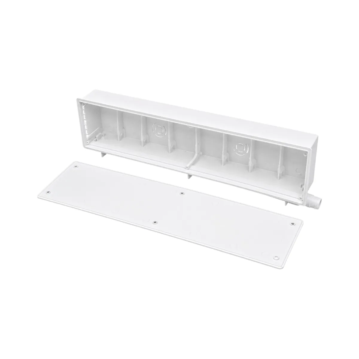 Caja pre-instalación aire acondicionado con Desagüe