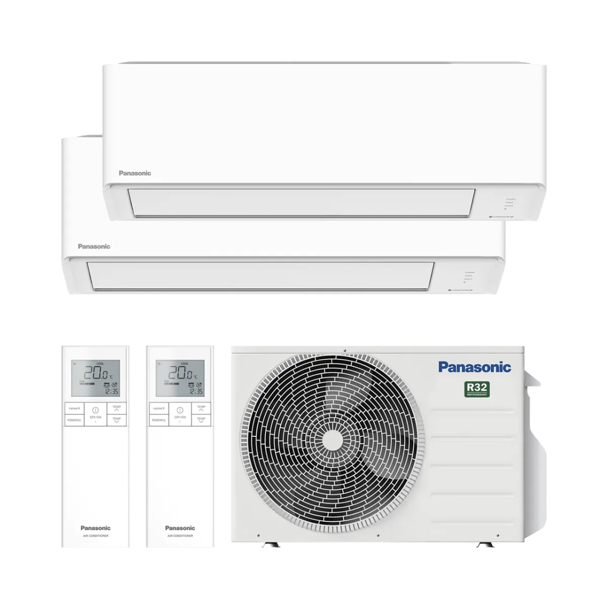 Aire Split 2×1 PANASONIC KIT-2TZ3535-CKE