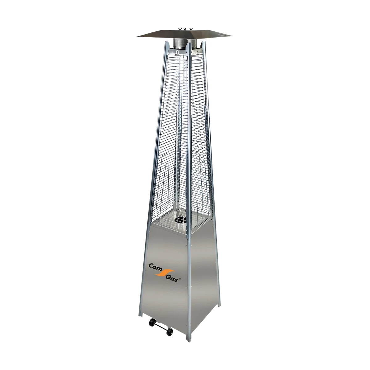 Estufa exterior COMGAS PIRAMIDE PLATA